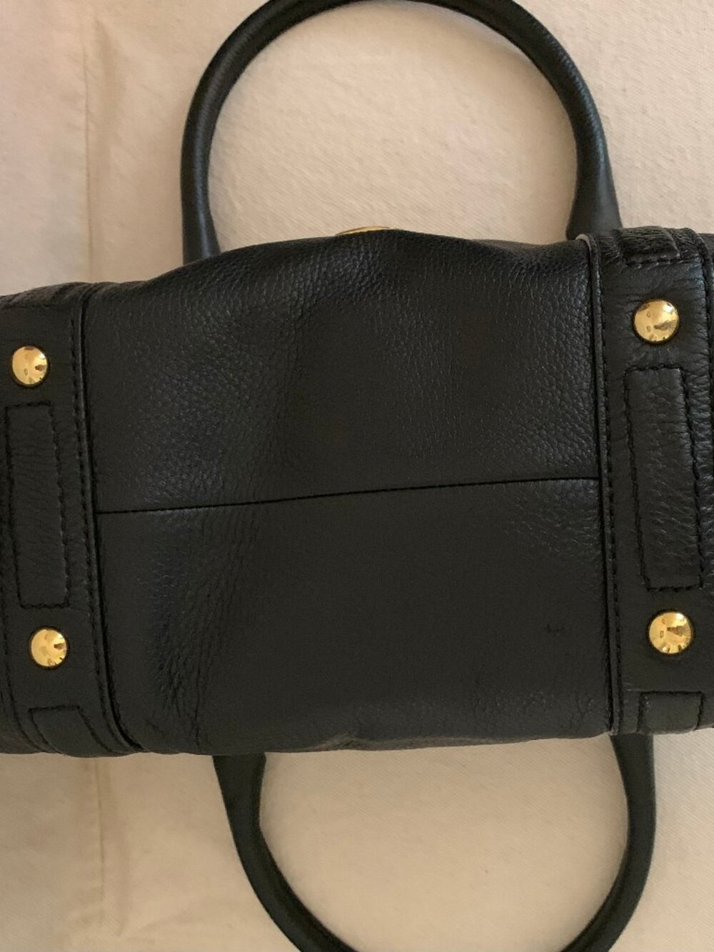 Michael Kors black pebbled leather boston bag Y2K - Picture 14 of 14